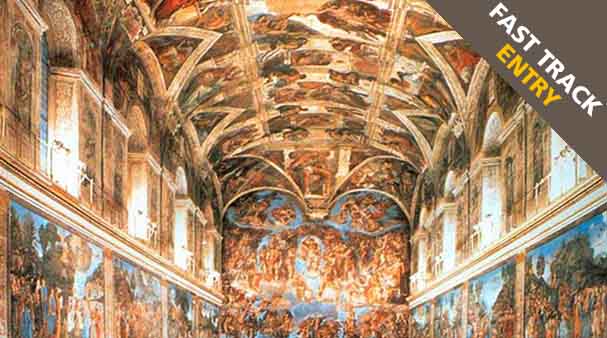 Vatikanmuseum med Sixtinska Kapellet