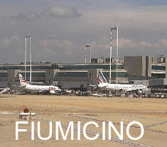 Fiumicino flygplats i Rom.