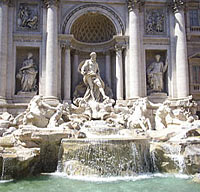 Fontana Di Trevi i Rom